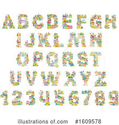 Alphabet Clipart #1609578 by Alex Bannykh