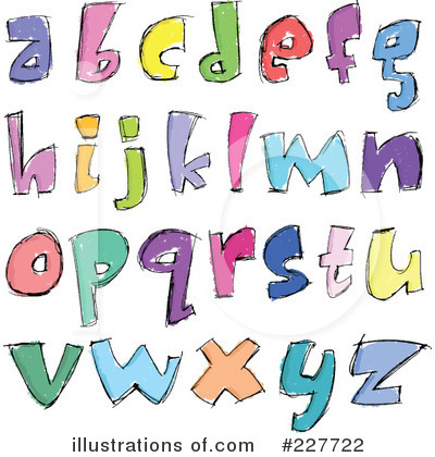 Royalty-Free (RF) Letters Clipart Illustration by yayayoyo - Stock Sample #227722