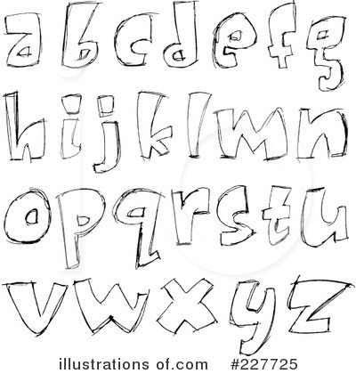 Royalty-Free (RF) Letters Clipart Illustration by yayayoyo - Stock Sample #227725