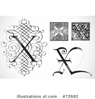 Royalty-Free (RF) Letters Clipart Illustration by BestVector - Stock Sample #72682