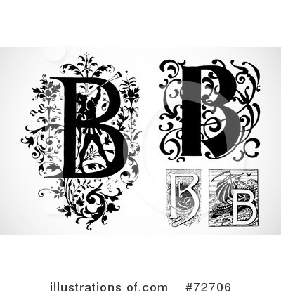 Royalty-Free (RF) Letters Clipart Illustration by BestVector - Stock Sample #72706