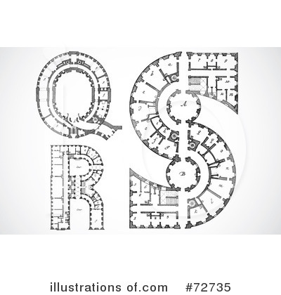 Royalty-Free (RF) Letters Clipart Illustration by BestVector - Stock Sample #72735