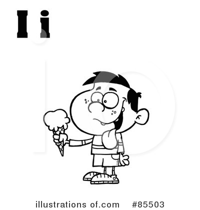 Royalty-Free (RF) Letters Clipart Illustration by Hit Toon - Stock Sample #85503