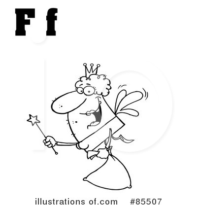 Royalty-Free (RF) Letters Clipart Illustration by Hit Toon - Stock Sample #85507