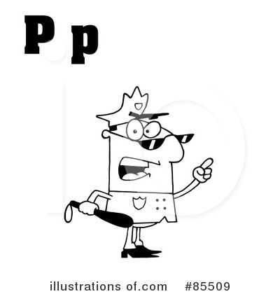 Royalty-Free (RF) Letters Clipart Illustration by Hit Toon - Stock Sample #85509