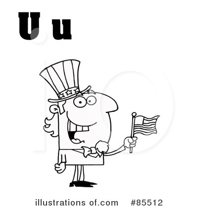 Royalty-Free (RF) Letters Clipart Illustration by Hit Toon - Stock Sample #85512