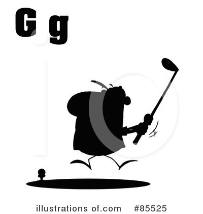 Royalty-Free (RF) Letters Clipart Illustration by Hit Toon - Stock Sample #85525