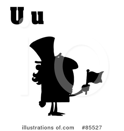 Royalty-Free (RF) Letters Clipart Illustration by Hit Toon - Stock Sample #85527