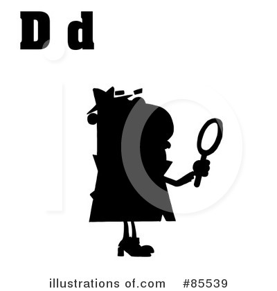 Royalty-Free (RF) Letters Clipart Illustration by Hit Toon - Stock Sample #85539