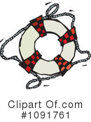 Life Buoy Clipart #1091761 by Steve Klinkel
