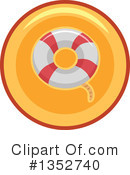 Life Buoy Clipart #1352740 by BNP Design Studio