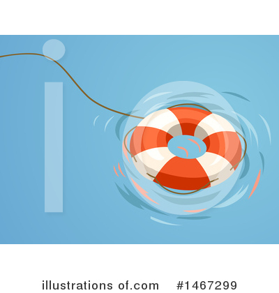Royalty-Free (RF) Life Buoy Clipart Illustration by BNP Design Studio - Stock Sample #1467299
