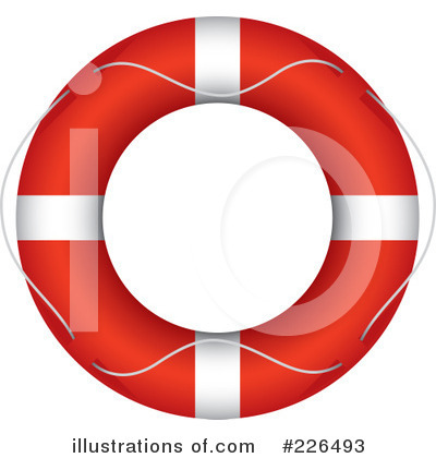 Royalty-Free (RF) Life Buoy Clipart Illustration by TA Images - Stock Sample #226493
