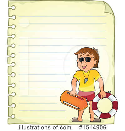 Royalty-Free (RF) Lifeguard Clipart Illustration by visekart - Stock Sample #1514906