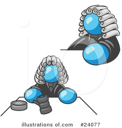 Royalty-Free (RF) Light Blue Collection Clipart Illustration by Leo Blanchette - Stock Sample #24077