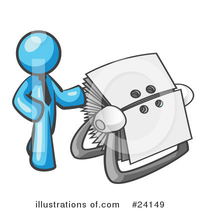 Royalty-Free (RF) Light Blue Collection Clipart Illustration by Leo Blanchette - Stock Sample #24149