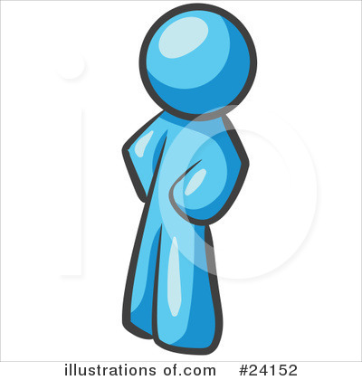 Royalty-Free (RF) Light Blue Collection Clipart Illustration by Leo Blanchette - Stock Sample #24152