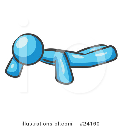 Pushups Clipart #24160 by Leo Blanchette