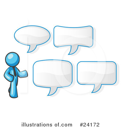 Word Balloon Clipart #24172 by Leo Blanchette
