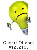 Light Bulb Character Clipart #1262160 by Julos