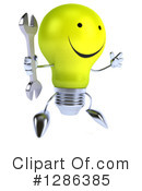 Light Bulb Character Clipart #1286385 by Julos