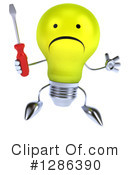 Light Bulb Character Clipart #1286390 by Julos