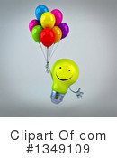 Light Bulb Character Clipart #1349109 by Julos