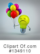 Light Bulb Character Clipart #1349110 by Julos