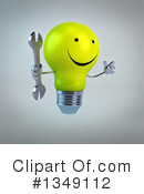 Light Bulb Character Clipart #1349112 by Julos