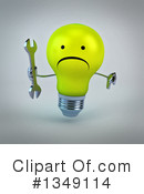 Light Bulb Character Clipart #1349114 by Julos