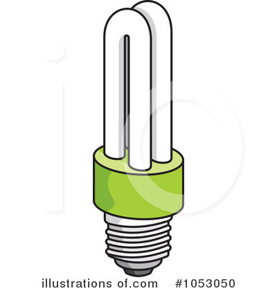 Royalty-Free (RF) Light Bulb Clipart Illustration by Any Vector - Stock Sample #1053050