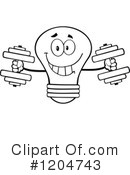 Light Bulb Clipart #1204743 by Hit Toon