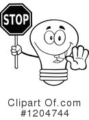 Light Bulb Clipart #1204744 by Hit Toon