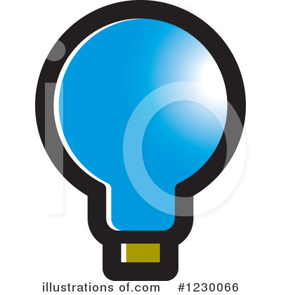 Royalty-Free (RF) Light Bulb Clipart Illustration by Lal Perera - Stock Sample #1230066