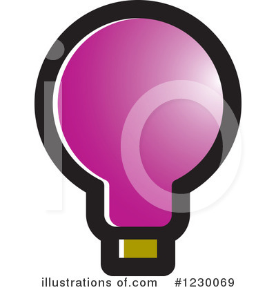 Royalty-Free (RF) Light Bulb Clipart Illustration by Lal Perera - Stock Sample #1230069