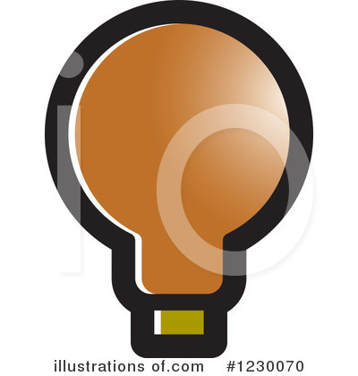 Royalty-Free (RF) Light Bulb Clipart Illustration by Lal Perera - Stock Sample #1230070