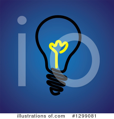 Light Bulb Clipart #1299081 by ColorMagic