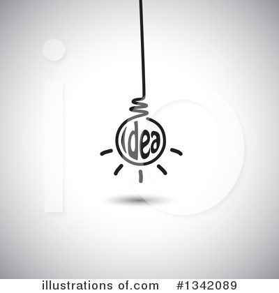 Royalty-Free (RF) Light Bulb Clipart Illustration by ColorMagic - Stock Sample #1342089