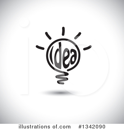 Royalty-Free (RF) Light Bulb Clipart Illustration by ColorMagic - Stock Sample #1342090