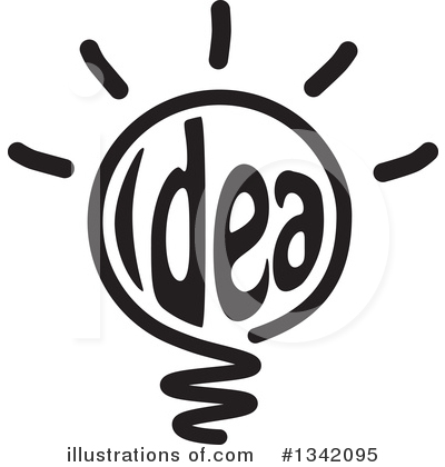 Light Bulb Clipart #1342095 by ColorMagic
