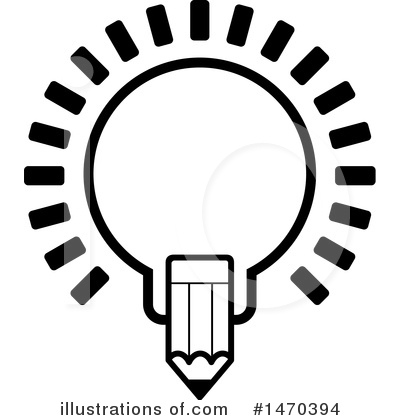 Royalty-Free (RF) Light Bulb Clipart Illustration by Lal Perera - Stock Sample #1470394