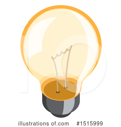 Royalty-Free (RF) Light Bulb Clipart Illustration by beboy - Stock Sample #1515999