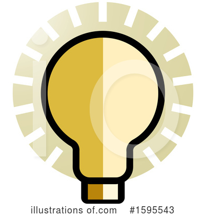 Royalty-Free (RF) Light Bulb Clipart Illustration by Lal Perera - Stock Sample #1595543