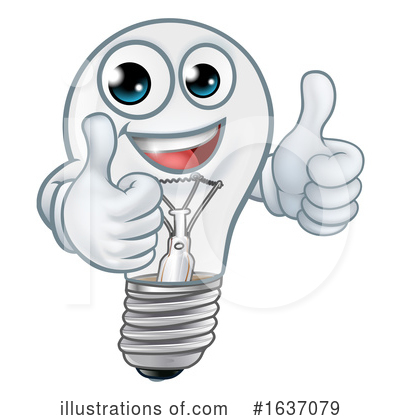 Royalty-Free (RF) Light Bulb Clipart Illustration by AtStockIllustration - Stock Sample #1637079