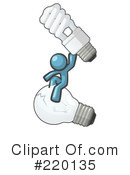 Light Bulb Clipart #220135 by Leo Blanchette