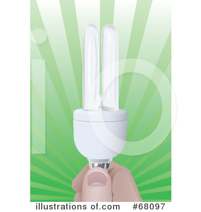Royalty-Free (RF) Light Bulb Clipart Illustration by Paulo Resende - Stock Sample #68097