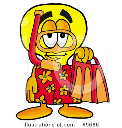 Royalty-Free (RF) Light Bulb Clipart Illustration by Mascot Junction - Stock Sample #9666