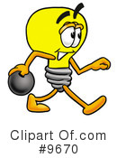 Light Bulb Clipart #9670 by Mascot Junction