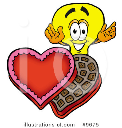 Royalty-Free (RF) Light Bulb Clipart Illustration by Mascot Junction - Stock Sample #9675