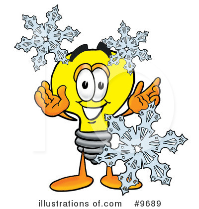 Royalty-Free (RF) Light Bulb Clipart Illustration by Mascot Junction - Stock Sample #9689